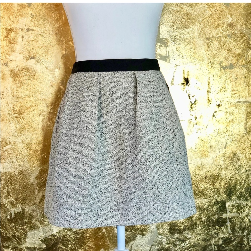 French Connection NWOT Malik Tweed Skater Skirt